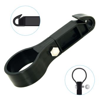 Afstandisolator koord Ø60 L=80 PA Zwart