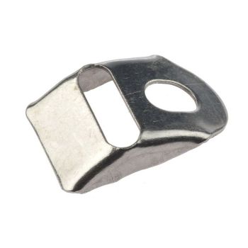 Eindband clip RVS groot