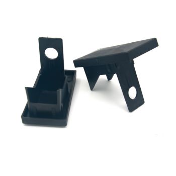 Insteekkap met lip PP 60x40 Zwart