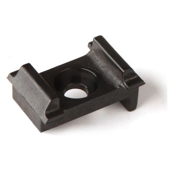 Montageblok hoek 40mm PP Zwart