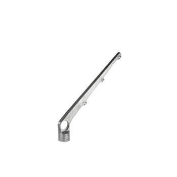 Puntdraadkop Alu 45° Ø48