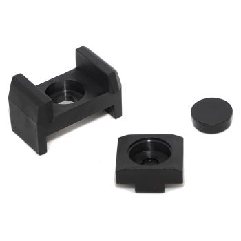 Paneelklem M8 60x40 PA Zwart