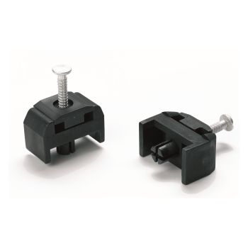 Paneelklem met plug 60x40 PA Zwart