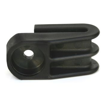 Paneelklem uni half PA Zwart