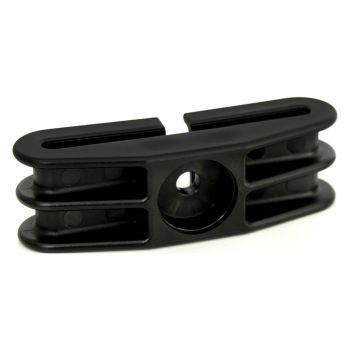 Paneelklem uni PA Zwart