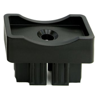 Vakwerkprop hoek PA Zwart 50x25