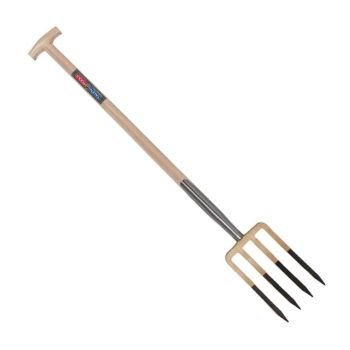 Spitvork vaste veer 4 tands T-steel L=85cm