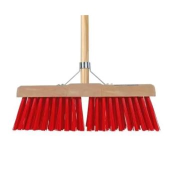 Stadsbezem compleet kunststof 45cm