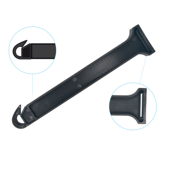 Afstandisolator kabelbinder haak PA Zwart