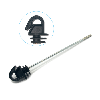 Afstandklikisolator haak PA Zwart