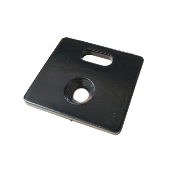 Muurplaat tbv vakwerkprop 55x50 RAL-9005