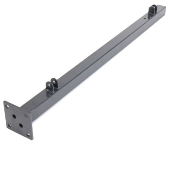 Sch.paal + voetpl. spijlpoort 80x80x2