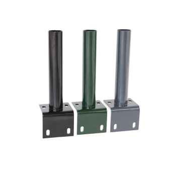 Voetplaat L tbv buis Ø60