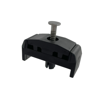 Paneelklem met plug 60x60 PA Zwart