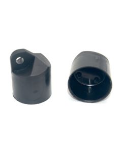 Einddop PA Ø42 met oog Zwart