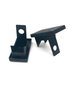 Insteekkap met lip PP 60x40 Zwart