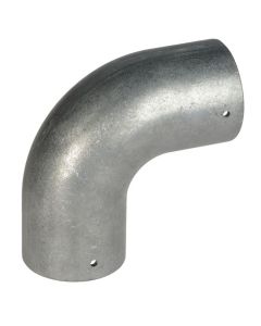 Kniestuk Alu Ø60 90°