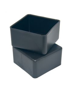 Omsteekdop PP 60x60 Zwart