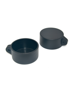 Omsteekdop met oog PP Ø48 Zwart