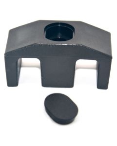 Paneelklem 17mm DSM 8/6/8 verticaal PA Zwart