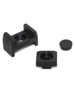 Paneelklem M8 60x40 PA Zwart