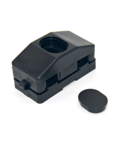 Paneelklem met plaatje vlak 60mm PA Zwart