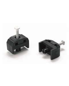 Paneelklem met plug 60x40 PA Zwart