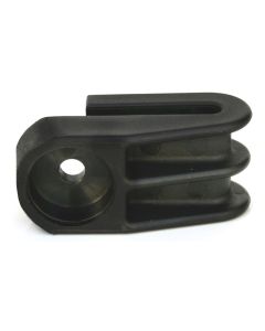 Paneelklem uni half PA Zwart