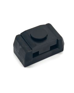 Paneelklem vlak 40mm tbv zelft. (Excl.) PA Zwart