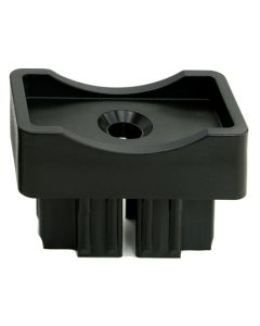 Vakwerkprop hoek PA Zwart 50x25