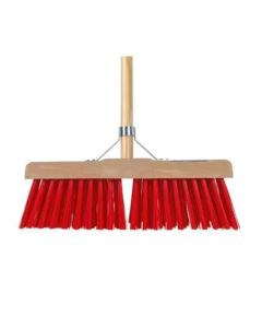 Stadsbezem compleet kunststof 45cm