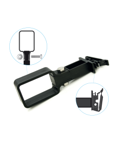 Afstandisolator lint 60x40 L=80 Zwart