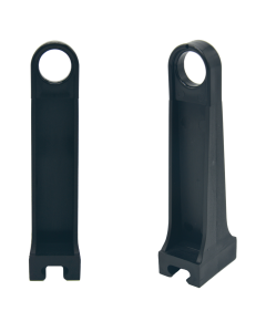 Afstandisolator oog 8/6/8 L=100 PA Zwart