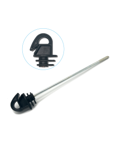 Afstandklikisolator haak PA Zwart