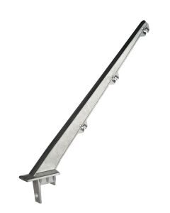 Puntdraadkop Alu 45° "IN" 60x40 3Dr. Blank