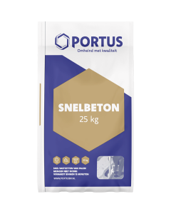 Portus Snelbetonmortel zak a 25kg