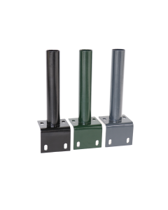 Voetplaat L tbv buis Ø60