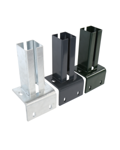 Voetplaat L tbv koker 60x60 L=200