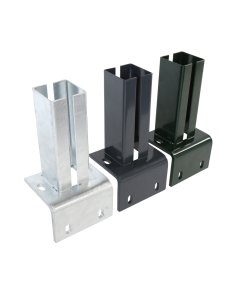 Voetplaat L tbv koker 60x60 L=600