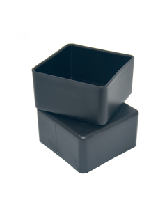 Omsteekdop PP 100x100 Zwart